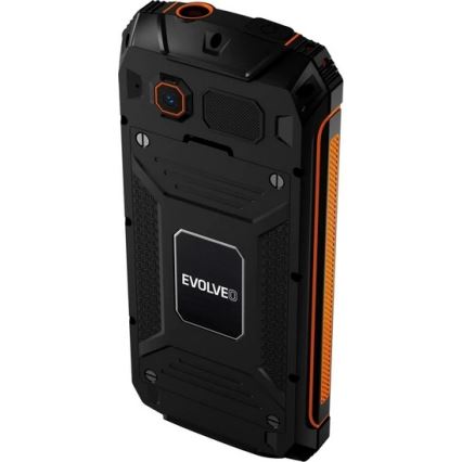 Evolveo - StrongPhone Z6 ūdensizturīgs Dual SIM telefons melns/oranžs