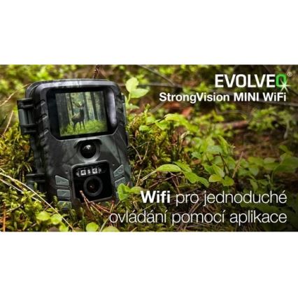 Evolveo - StrongVision MINI Wi‑Fi, medību un drošības kamera ar lietotni