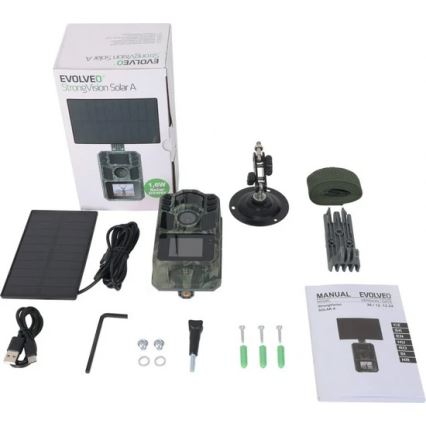 Evolveo - StrongVision Solar A, medību kamera ar saules paneli