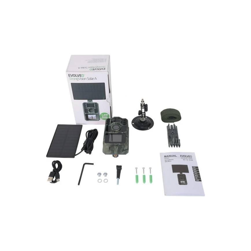 Evolveo - StrongVision Solar A, medību kamera ar saules paneli