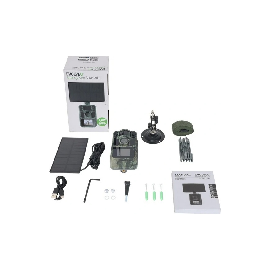 Evolveo - StrongVision Solar Wi-Fi, medību fotokamera ar Wi-Fi un saules paneli