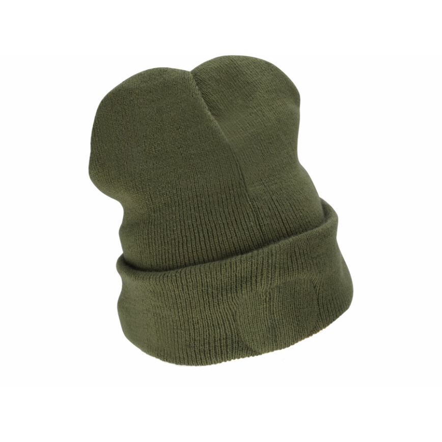 Extol - Cepure ar galvas lukturi un USB uzlādi 300 mAh, neona oranža/zaļa, izm. UNI