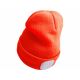 Extol - Cepure ar lukturi un USB uzlādi 250 mAh neona oranža, izmērs UNI