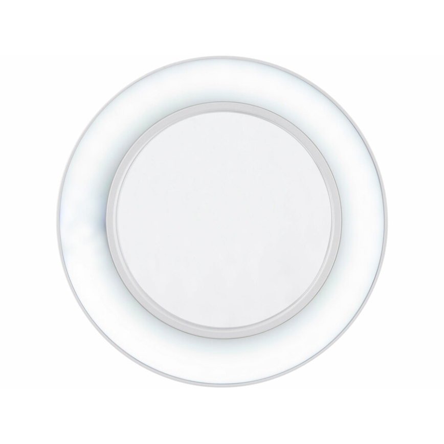Extol - LED Aptumšojama galda lampa ar palielināmo stiklu LED/8W/5V 2900/4500/7500K balta