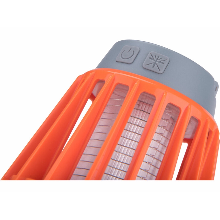Extol - LED Pārnēsājama lampa ar kukaiņu slazdu LED/3W/2000 mAh/3,7V IPX6