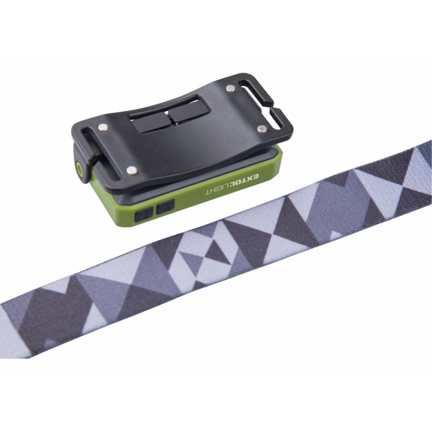 Extol - LED Uzlādējama galvas lampa LED/500 mAh/3,7V IPX4