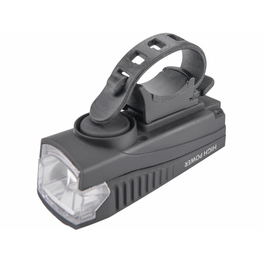 Extol - LED Uzlādējams velosipēda lukturītis ar skaņas signālu LED/5W/1200mAh/3,7V IPX4