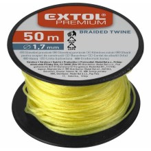 Extol Premium - Celtniecības aukla 1,7mm x 50m, dzeltena