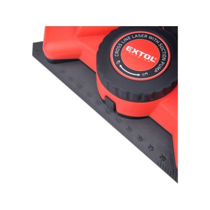 Extol Premium - Lāzera leņķis 90° ar elektrisku piesūcekļa moduli 5V/1000 mAh