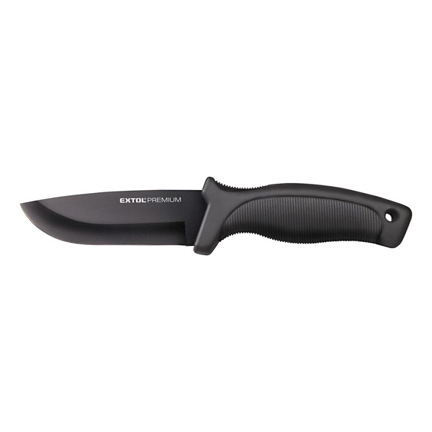 Extol Premium - Medību nazis melna/nerūsējošs tērauds 11 cm