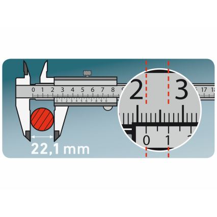 Extol Premium - Metāla bīdmērs 0-150 mm