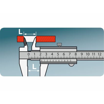 Extol Premium - Metāla bīdmērs 0-150 mm