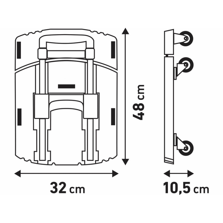 Extol Premium - Salokamais ratiņš