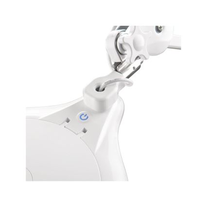 Extol - regulējama LED galda lampa ar palielināmo lupu LED/10W/230V balta