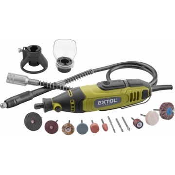 Extol - Taisnā slīpmašīna ar elastīgu uzgali 135W/230V