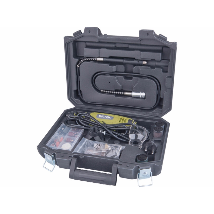 Extol - Taisnā slīpmašīna ar elastīgu uzgali 135W/230V