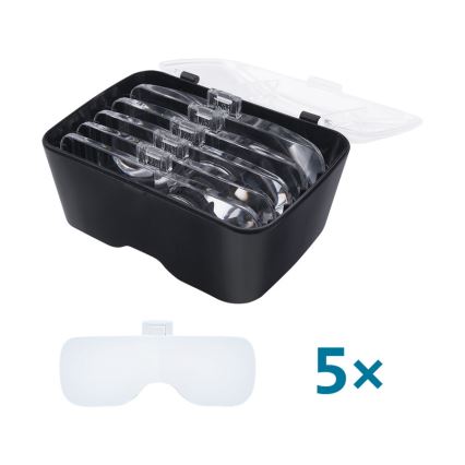 Extol - Uzlādējamas brilles ar palielinājošu lēcu un LED apgaismojumu/300 mAh