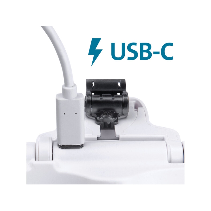 Extol - Uzlādējamas brilles ar palielinājošu lēcu un LED apgaismojumu/300 mAh