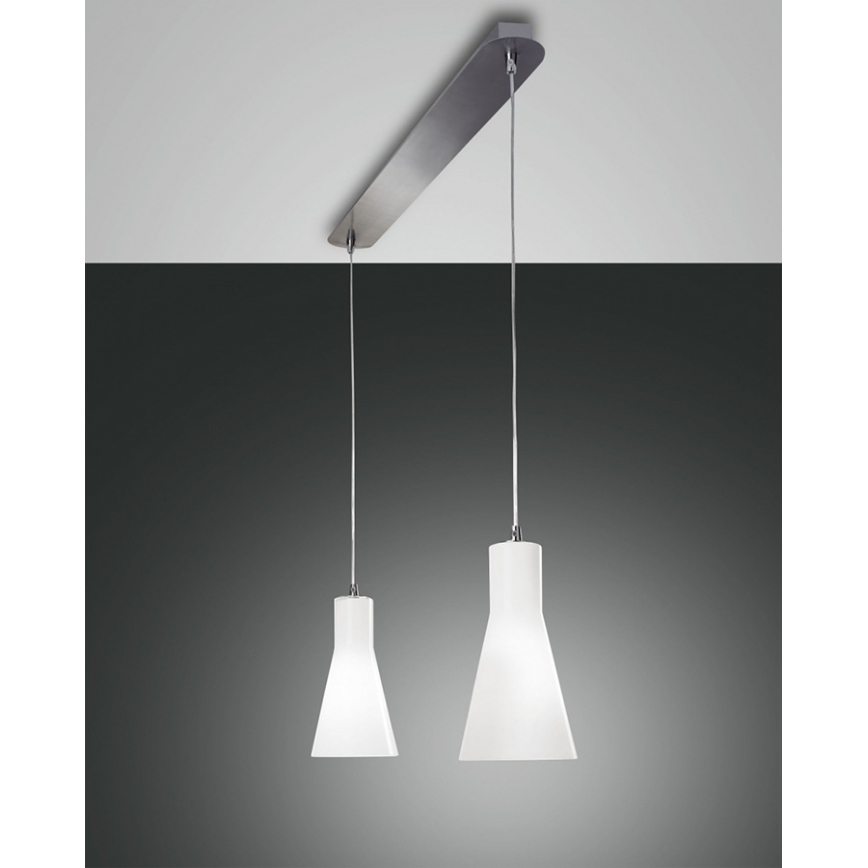 Fabas 2753/46/138 - Lustra ar auklu DIANA 2xE27/60W/230V