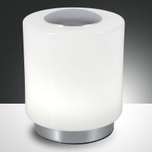 Fabas Luce 3257-30-138 - LED Skārienvadāma aptumšojama galda lampa SIMI LED/8W/230V sudraba
