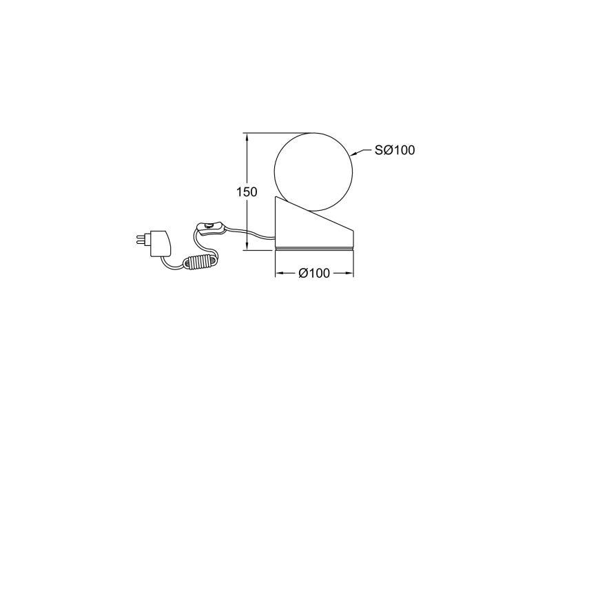 Fabas Luce 3360-30-178 - LED Skārienvadāma aptumšojama galda lampa GRAVITY LED/5W/230V matēts hroms