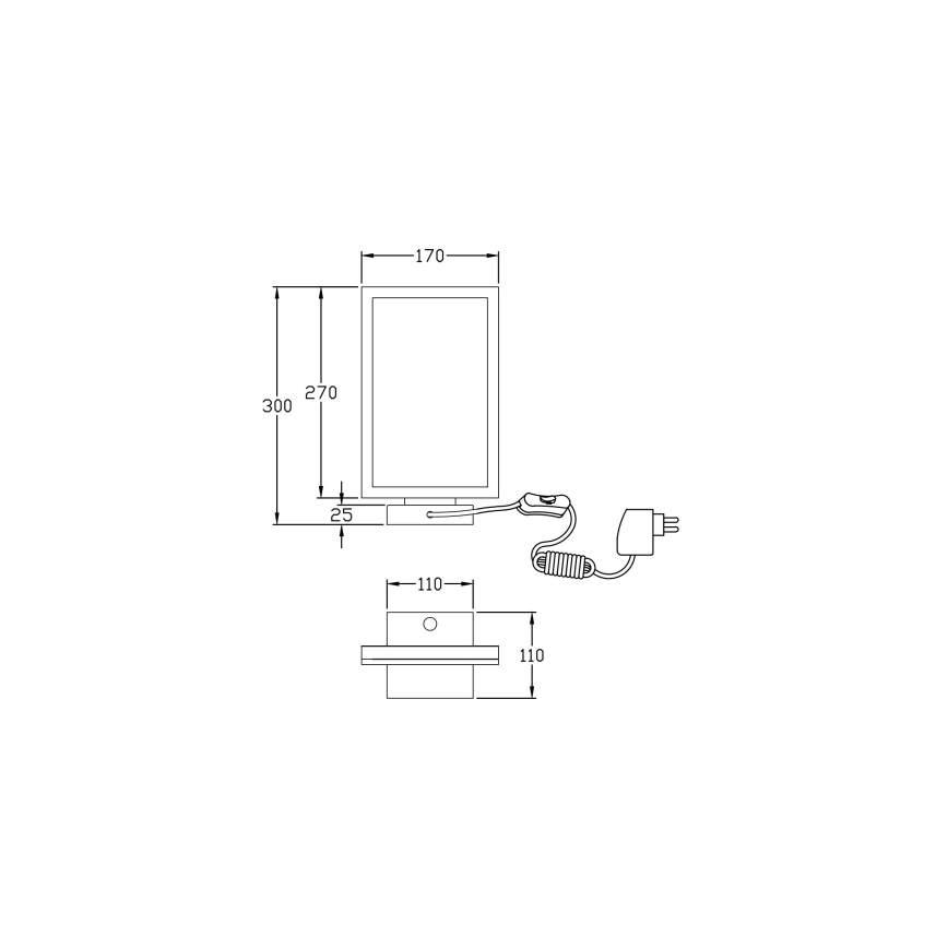Fabas Luce 3394-30-282 - LED Aptumšojama galda lampa BARD LED/15W/230V antracīta