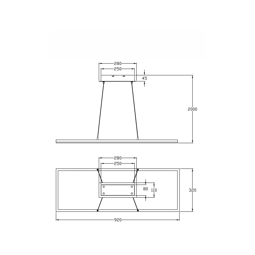 Fabas Luce 3394-45-225 - LED Aptumšojama lustra ar auklu BARD LED/52W/230V 3000K zelta