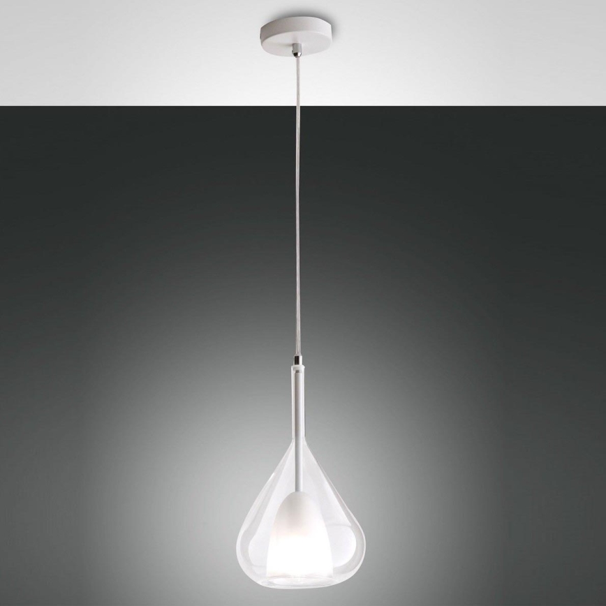 Fabas Luce 3481-40-241 - Lustra ar auklu LILA 1xE27/40W/230V caurspīdīga