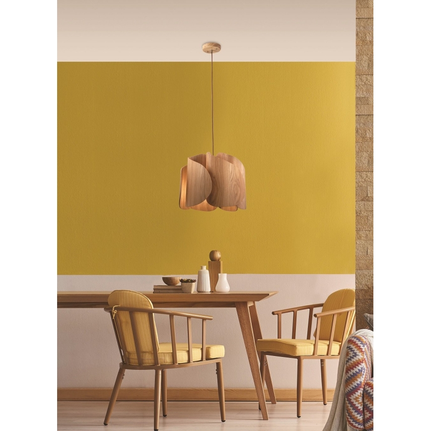 Fabas Luce 3672-40-132 - Lustra ar auklu PEVERO 1xE27/40W/230V koks
