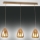 Fabas Luce 3673-48-125 - Lustra ar auklu BRITTON 3xE27/40W/230V zelta