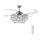 FANAWAY 212923 - LED Griestu ventilators VEIL 6xE14/4,5W/230V spīdīgi hromēts + tālvadības pults