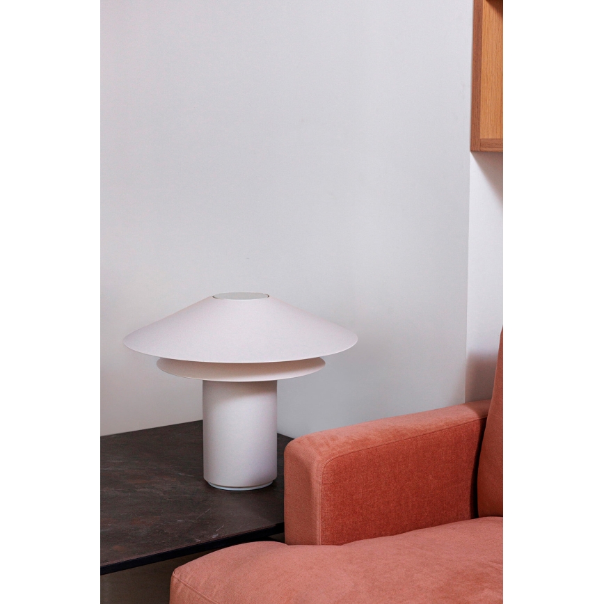 FARO 20069 - Galda lampa SHAN 1xE27/15W/230V pergamenta papīrs krēmkrāsa