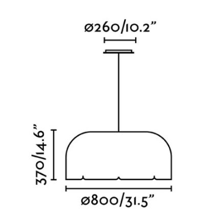 Faro 20104 - LED Lustra ar auklu MUTE LED/24W/230V 4000K