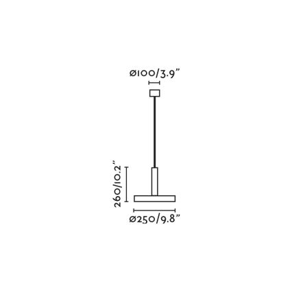 FARO 20169 - Lustra ar auklu WHIZ 1xE27/15W/230V zila