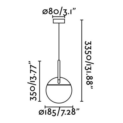 FARO 28210 - Lustra uz auklas MINE 1xE27/40W/230V