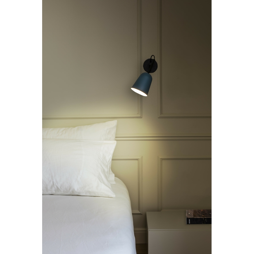FARO 28274 - Sienas lampa STUDIO 1xE14/8W/230V zila/melna