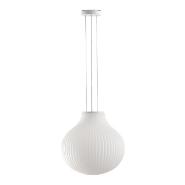 FARO 28301 - Lustra ar auklu ISABELLE 1xE27/15W/230V d. 40 cm balta