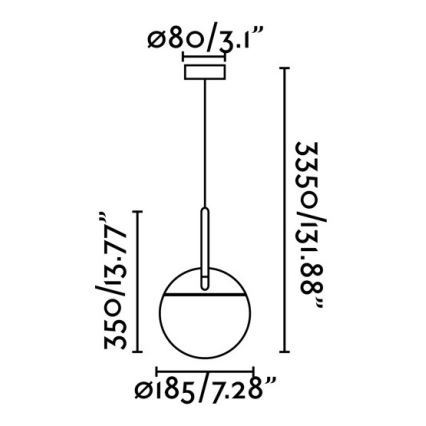 FARO 28375 - Lustra ar auklu MINE 1xE27/40W/230V