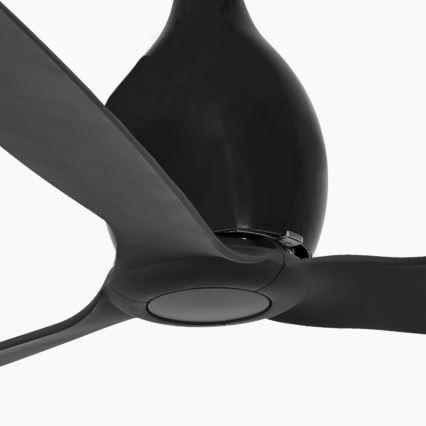 FARO 32030 - Griestu ventilators MINI ETERFAN melna d. 128 cm + tālvadības pults