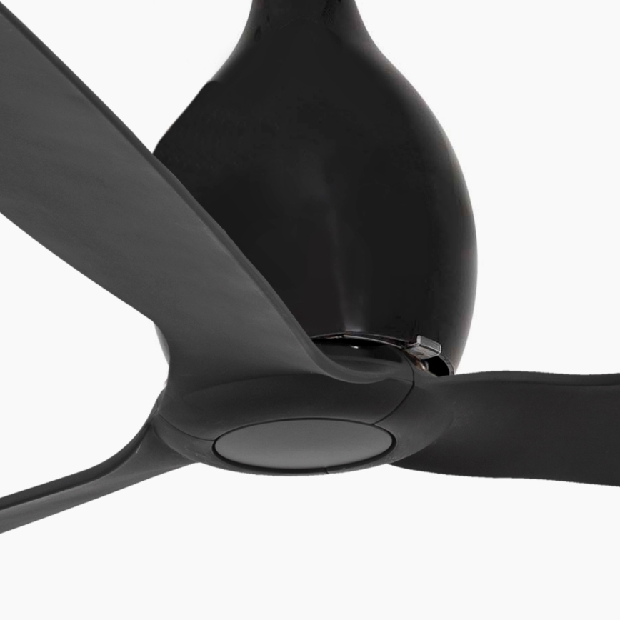 FARO 32030 - Griestu ventilators MINI ETERFAN melna d. 128 cm + tālvadības pults
