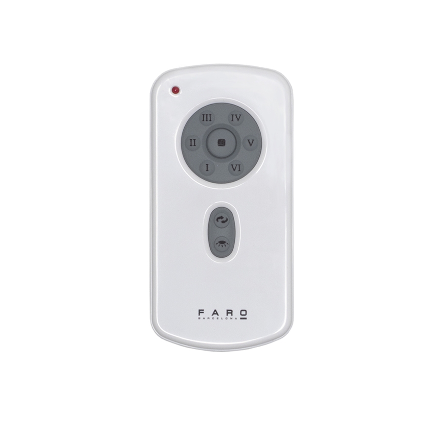 FARO 32030 - Griestu ventilators MINI ETERFAN melna d. 128 cm + tālvadības pults