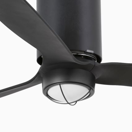 FARO 32043WP-10 - LED Griestu ventilators MINI TUBE FAN M LED/16W/230V melns d. 128 cm SMART + tālvadības pults