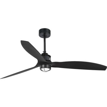 FARO 32100WT1N - LED dimmējams griestu ventilators JUST FAN M LED/16W/230V Ø 128 cm melns Wi‑Fi Tuya + tālvadības pults
