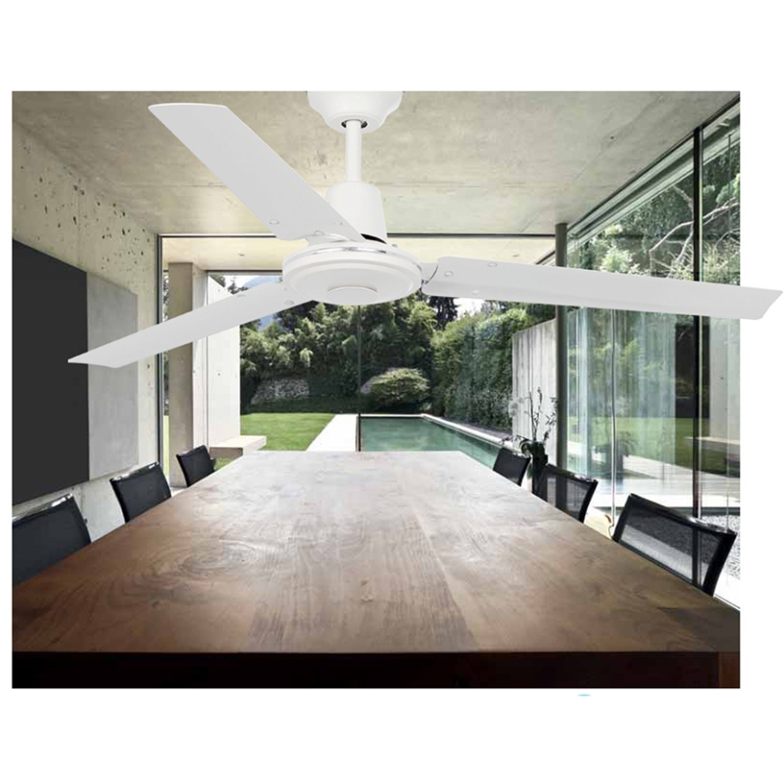 FARO 33005 - Griestu ventilators ECO INDUS d. 120 cm balts