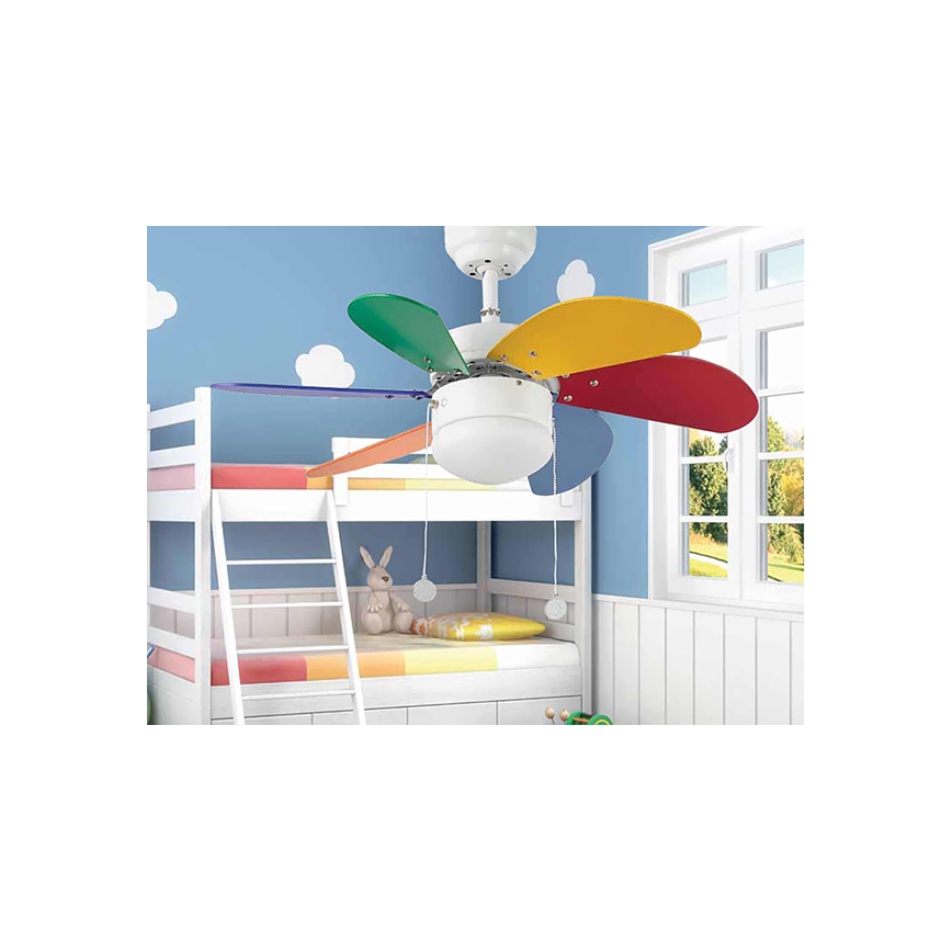 FARO 33179 - Griestu ventilators PALAO 1xE14/40W/230V