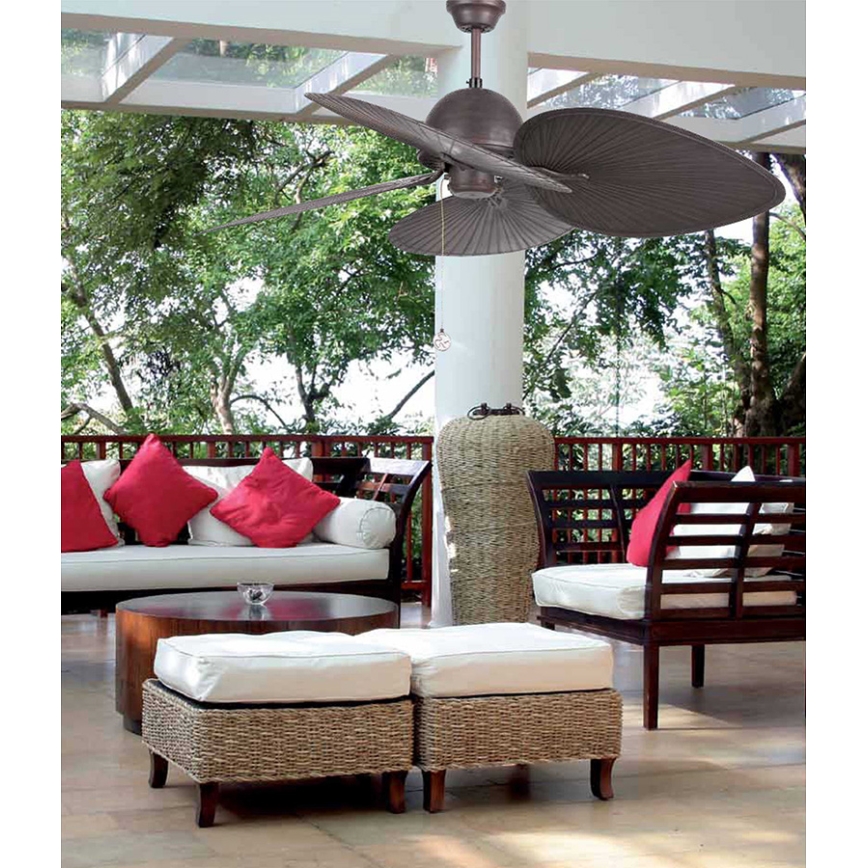 FARO 33352 - Griestu ventilators CUBA d. 132 cm