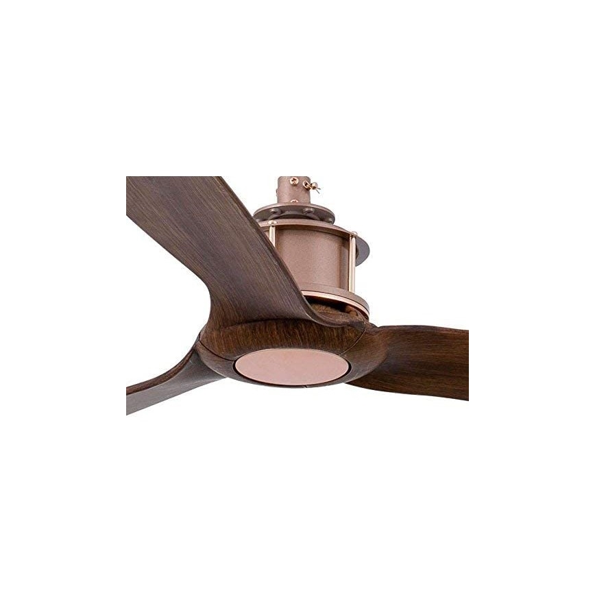 FARO 33399 - Griestu ventilators JUST FAN brūns/kapara
