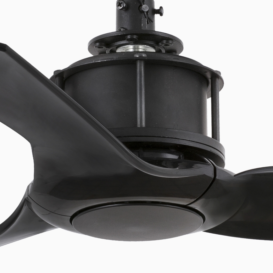 FARO 33424WT - Griestu ventilators JUST FAN S Ø 81 cm melns Wi‑Fi Tuya + tālvadība