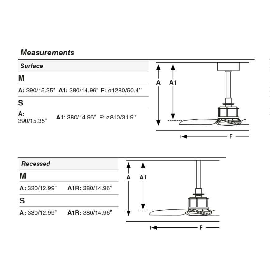 FARO 33424WT - Griestu ventilators JUST FAN S Ø 81 cm melns Wi‑Fi Tuya + tālvadība