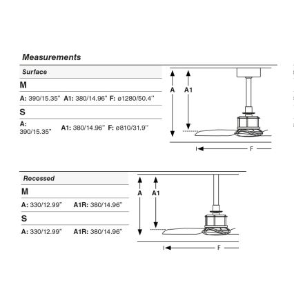 FARO 33428WT - Griestu ventilators JUST FAN S, Ø 81 cm, brūns/misiņš, Wi‑Fi (Tuya) + tālvadība